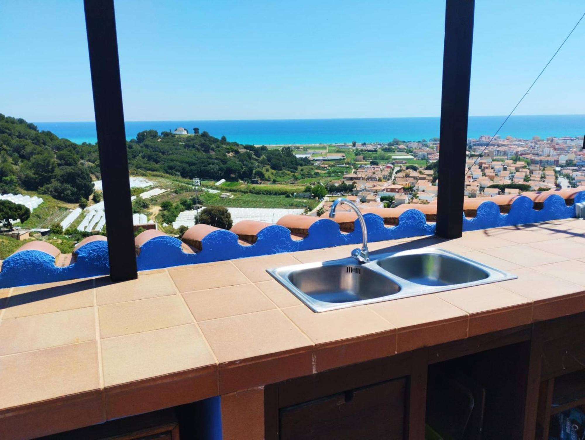 Villa Pura Vida Piscina Barbacoa Y Vistas Al Mar Pineda De Mar Exterior foto